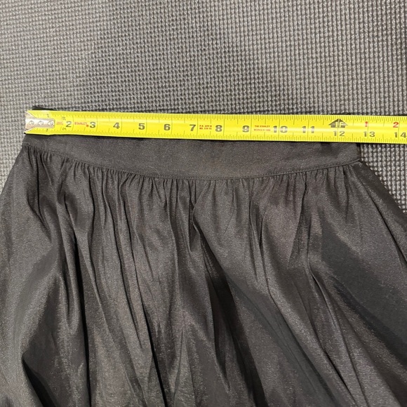 Black Midi Circle Skirt High Waist - Picture 4 of 5